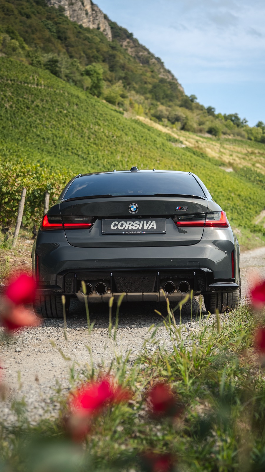 BMW M3 louée sur Corsiva